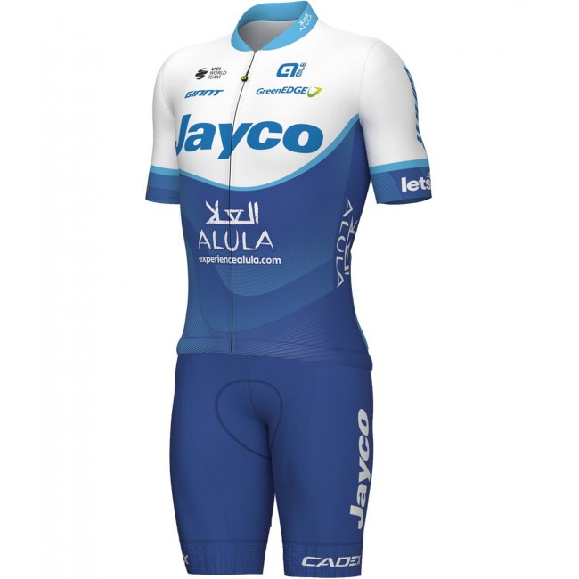 Team Jayco AlUla 2023 Set(Kurzarmtrikot+Trägerhose)-ALE Radsport-Profi-Team Team Jayco AlUla 2023 Set(Kurzarmtrikot+Trägerhose)-ALE Radsport-Profi-Team